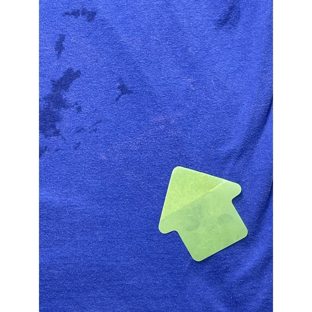 Nike Graphic T-Shirt Blue Palm Basketball T-Shirt Size Large